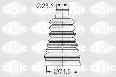 Комплект пылника, приводной вал SASIC купить