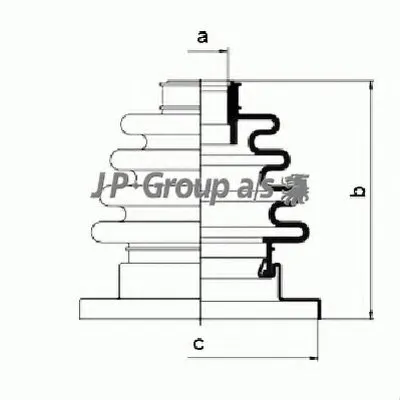 Комплект пылника, приводной вал QH JP GROUP купить