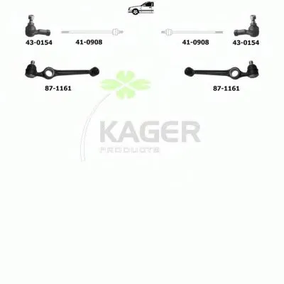 Подвеска колеса KAGER купить