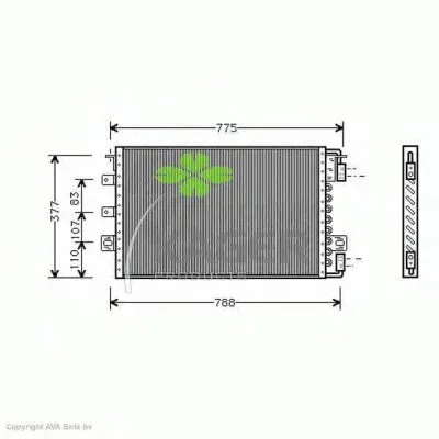 Конденсатор, кондиционер KAGER купить