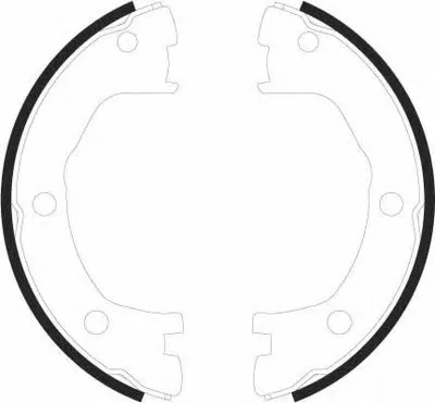 Комплект тормозных колодок, стояночная тормозная система GIRLING купить