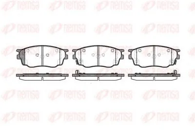 Комплект тормозных колодок, дисковый тормоз KAWE купить