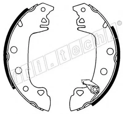 Комплект тормозных колодок fri.tech. купить