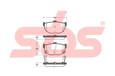 Комплект тормозных колодок, дисковый тормоз sbs купить