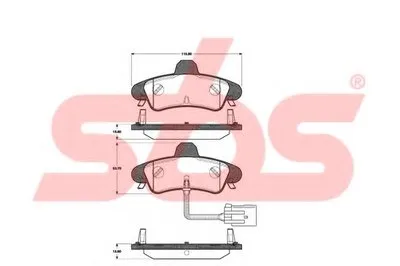Комплект тормозных колодок, дисковый тормоз sbs купить
