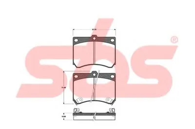 Комплект тормозных колодок, дисковый тормоз sbs купить