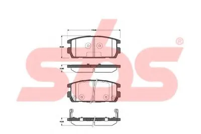 Комплект тормозных колодок, дисковый тормоз sbs купить