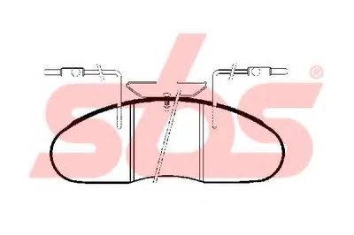 Комплект тормозных колодок, дисковый тормоз sbs купить