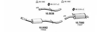 Система выпуска ОГ ASSO купить