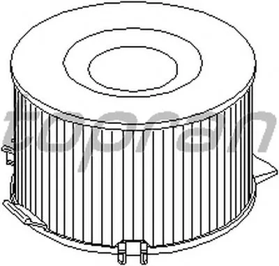Фильтр, воздух во внутренном пространстве TOPRAN купить