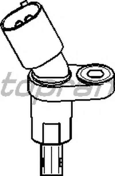 Датчик, частота вращения колеса TOPRAN купить