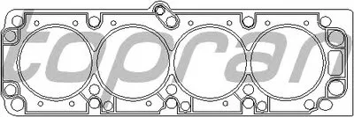 Прокладка, головка цилиндра TOPRAN купить