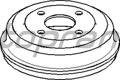 Тормозной барабан TOPRAN купить