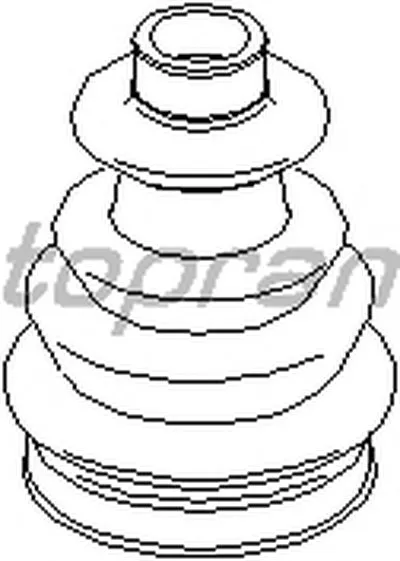 Пыльник, приводной вал TOPRAN купить