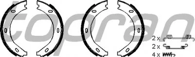 Комплект тормозных колодок, стояночная тормозная система TOPRAN купить