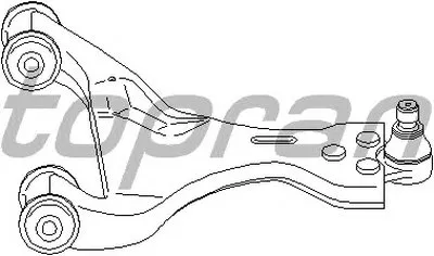 Рычаг независимой подвески колеса, подвеска колеса TOPRAN купить