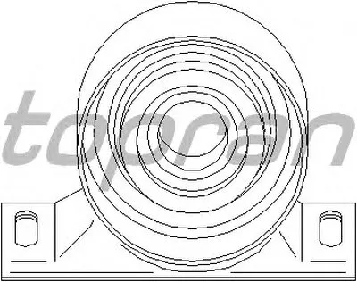 Подвеска, карданный вал TOPRAN купить