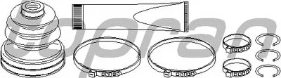 Комплект пылника, приводной вал TOPRAN купить