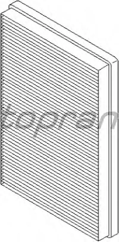 Фильтр, воздух во внутренном пространстве TOPRAN купить