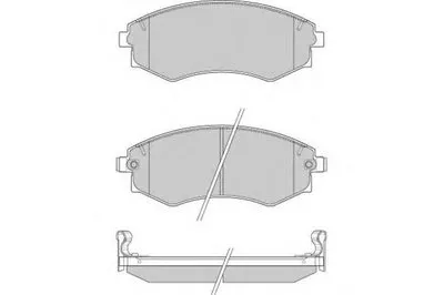 Комплект тормозных колодок, дисковый тормоз E.T.F. купить