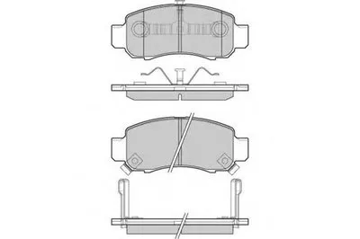 Комплект тормозных колодок, дисковый тормоз E.T.F. купить