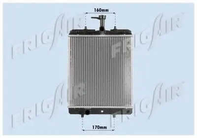 Радиатор, охлаждение двигателя FRIGAIR купить