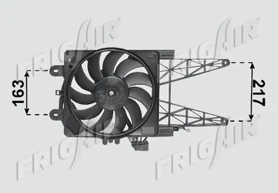 Вентилятор, охлаждение двигателя FRIGAIR купить