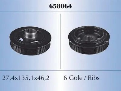 Ременный шкив, коленчатый вал MALÒ купить