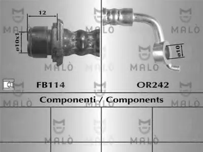 Тормозной шланг MALÒ купить
