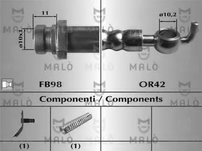 Тормозной шланг MALÒ купить