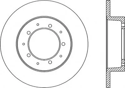 Тормозной диск ADAPTIVE OPEN PARTS купить