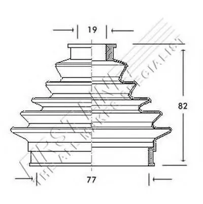Пыльник, приводной вал FIRST LINE купить