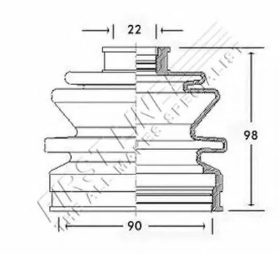 Пыльник, приводной вал FIRST LINE купить