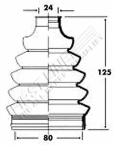 Пыльник, приводной вал FIRST LINE купить
