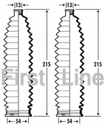 Пыльник, рулевое управление FIRST LINE купить