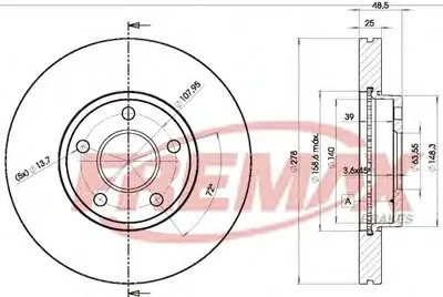 Тормозной диск Premium Black Carbon + FREMAX купить