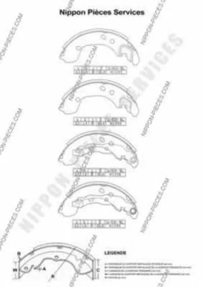 Комплект тормозных колодок NPS купить