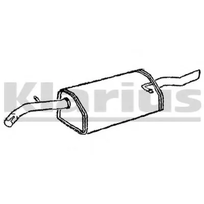 Глушитель выхлопных газов конечный KLARIUS купить