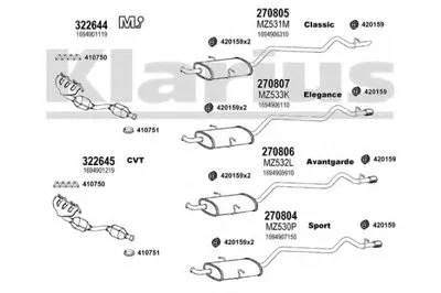 Система выпуска ОГ KLARIUS купить