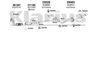 Система выпуска ОГ KLARIUS купить