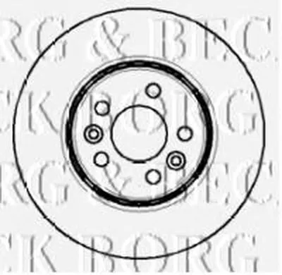 Тормозной диск BORG & BECK купить