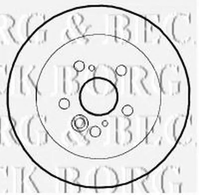 Тормозной диск BORG & BECK купить