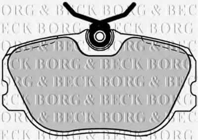 Комплект тормозных колодок, дисковый тормоз BORG & BECK купить