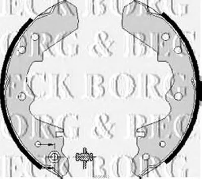 Комплект тормозных колодок BORG & BECK купить