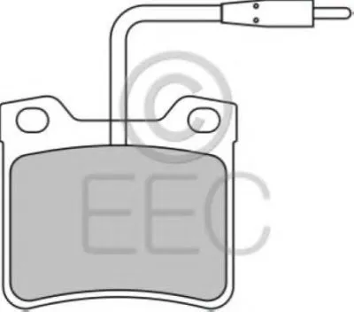 Комплект тормозных колодок, дисковый тормоз EEC купить