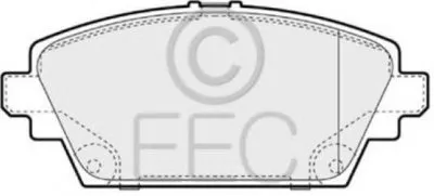 Комплект тормозных колодок, дисковый тормоз EEC купить