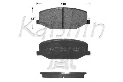 Комплект тормозных колодок, дисковый тормоз KAISHIN купить
