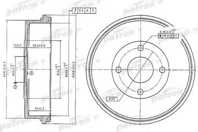 Тормозной барабан PATRON купить