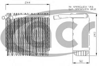 Испаритель, кондиционер ACR купить