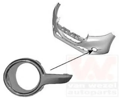 Решетка вентилятора, буфер VAN WEZEL купить